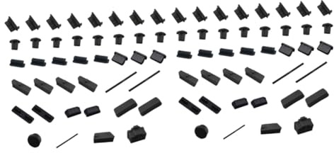 DOITOOL 80stücke Teiliges USB Staubschutzkappen Für Computer-Motherboard Effektive Abdeckung Gegen Und Feuchtigkeit Einfach Einzusetzen Entfernen Schützt Interne Anschlüsse Und