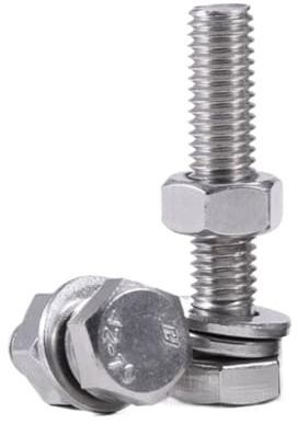 304 Edelstahl Sechskantschraube, Schrauben- und Mutternsatz Erweiterte Schrauben- und Mutternsatz M6 M8 M10 Erweiterte Schraubenkombination(90mm(2PCS),M10)