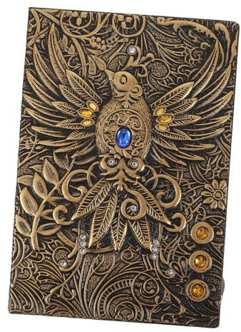 VILLCASE Embossed Vintage Notizbuch Mit - Retro Hardcover Notepad Für Notizen Und Hochwertiges Papier Für Doppelseitiges Schreiben