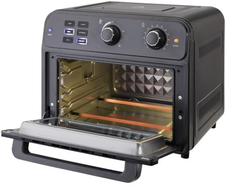 Bimar B220 Friggitrice ad aria, Fornetto elettrico cottura Air Fry, Forno elettrico Prontoforno ventilato 22 litri, Potenza 1800 W, Temperatura max 220°C, 5 programmi di cottura, Frittura senza olio