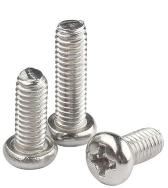 ORANXIN M3.5 x 20mm 20 Pcs Kreuz Rundkopf Bolzen Edelstahl 304 Pan Kopf Schrauben Socket Maschine Bolzen Befestigungen