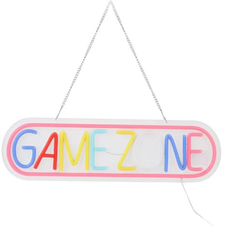 Gaming Neonschild, USB betriebenes LED Spiel Leuchtschild Dimmbare Gamer Neonlicht Wanddekoration für Schlafzimmer, Spielzimmer, Hochzeit, Geburtstagsfeier Usw