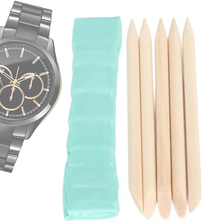 Plastilina di riparazione orologiaio – Kit di pulizia professionale 6 pezzi, mastice per rimuovere residui di sporco | plastilina morbida per la cura 'orologio, strumento delicato per rimuovere il