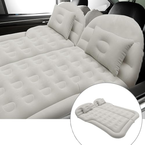 CWMMS Auto Matratze für BMW 5 Series F11 Travel 2011-2016, Automatratze Autoluftbett aufblasbares Autobett, Autoluftmatratze aufblasbares Autobett,Gr-ey