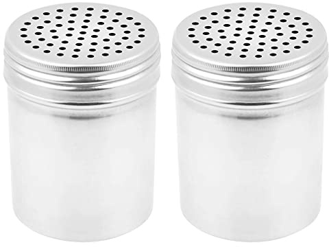 Cpolebev (Juego De 2 De Dragado 10 Oz, Agitador De De Acero Inoxidable Hornear/Cocinar