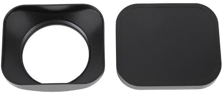 Oreilet Kamera -Objektivhaube, Aluminiumlegierung CNC Fine Processing Objektivhaubeer Schattenschutz mit Kappe, Effektive Lichtblockade und Anti -Reflexion (46MM)