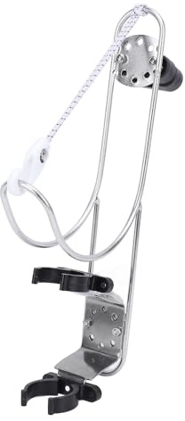 Rhawuy Lifebuoy Ring Holder | Stainless Steel Marine Bracket for 22-25mm Rail | Horseshoe Lifebuoy Bracket for Boats/Yachts | & Easy Installation