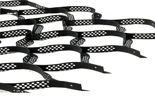 Dalles perméables au sol géocellulaire de 3 x 7,9 m pour allées, patios, allées, murs de soutènement et pentes, base de géogrille durable pour support de ciment/sable et herbe