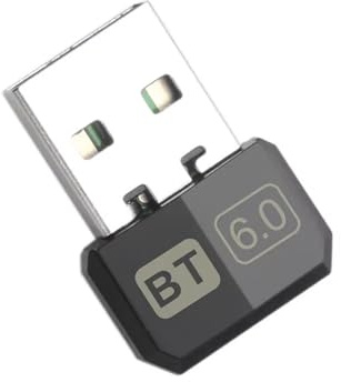 Adattatore Bluetooth 6.0 10-20M 3Mbps Ricetrasmettitore USB Wireless Risposta Rapida per PC Mouse Wireless Tastiera Audio