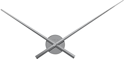 NeXtime 3118ZI große Wanduhr HANDS, nur Zeiger, aus Aluminium, Silber, ø 70 cm