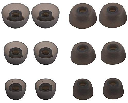 BLLQ 12 gommini auricolari di ricambio in gel adatti per la maggior parte degli auricolari in-ear TWS, compatibili con Soundcore Liberty, truengine se, Echo Buds, ecc. S/M/L 3 dimensioni 6 coppie, TWS