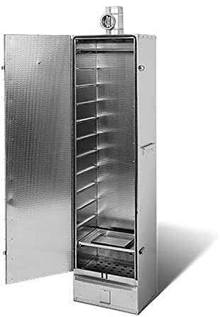 Horno para ahumar de doble pared con conexión de tubo, acero inoxidable Cr-acero inoxidable 150