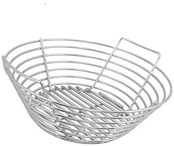 Dongftai SZ1D (1-Pack) Basket Stainless Steel Charcoal Ash Basket for Large Big GreenEggGrill, Kamado Joe Classic, Primo KamadoGrill and Large Grill Dome, Heavy Duty Stainless Steel