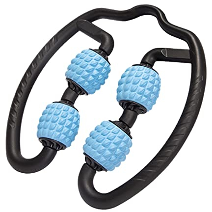 QSCTYG Muskel Massageroller 1 stück Schaumwennwalzen-Muskel-Relaxer-Hand-Bein-Massage-Roller Mager-Beinmassage (Color : Blue)