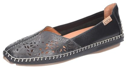 Pikolinos Jerez Mocasines Mujer | en Cuero | Plantila Extraíble | Negro