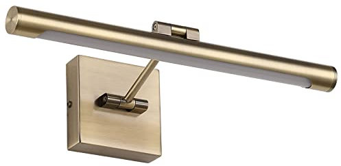 Joosenhouse LED Picture Lights for Paintings Bronze Finish 16.53 Long Swing Arm Display Wall Art Light 9W Gallery Hallway Lighting Over Pictures,Hardwired Connection 3000K,Non-Dimmable