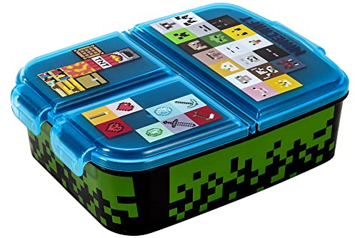 Minecraft Kids Lunch Box with Compartment - BPA-Free Bento Boxes