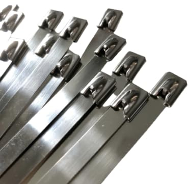 kabelbinderkontor24 / Edelstahl Kabelbinder, L 150-700 mm - B 4,6mm / 8,0mm (100, 8,0x700 mm)