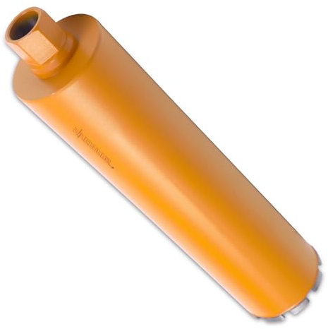 NINEROARS 4 Inch Wet Diamond Core Drill Bits for Concrete and Hard Masonry Drill Core Bit with 10mm Segment Height 15 Drilling Depth 1-1/4-7 Arbor