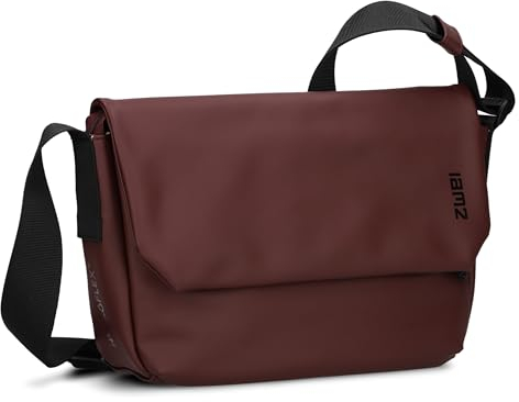 Zwei Umhängetasche Cargo CA60 Messenger-Bag 3 Liter hochwertiges Hydroflex-Material praktisches Schlüsselband verstellbarer Gurt sportliche Crossbody-Bag für Damen Herren & Teenager (bordeaux)
