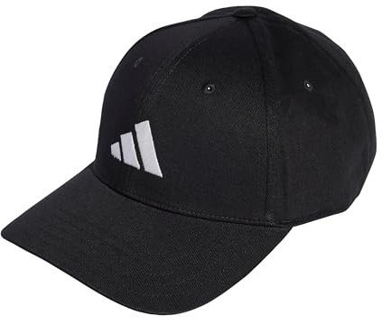 adidas Unisex Baseball Cap Cotton New Logo, Black/White, XXS-XS