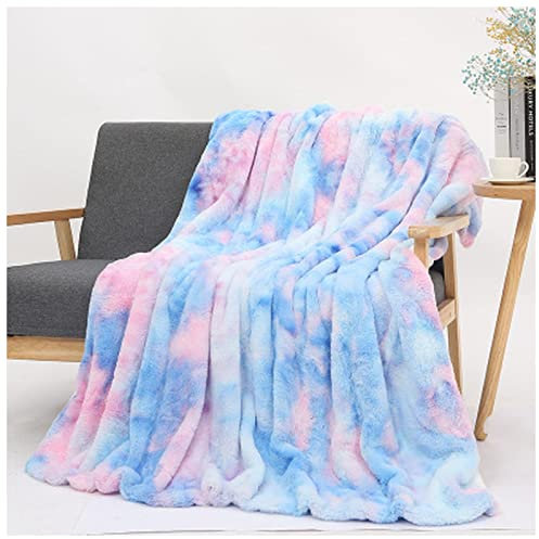 EUZLKDXU Picknickmatte Shaggy Wurfdecke weiche Lange Plüschbettbezug Decke Flauschige Kunstpelz-Bettdeckendecken for Betten Couch Sofa Picknickdecke(5,160x200cm)