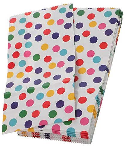 KOMBIUDA 20stücke Teiliges Bunter Geschenktaschen Für Geburtstagsfeiern Candy Bags Für Kleine Leckereien Kindergeburtstage Hochzeiten Und Feiern