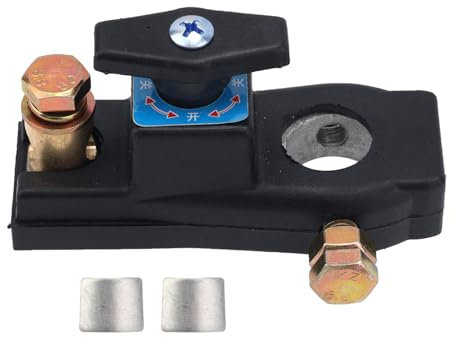 Interruttore di Scollegamento Della Batteria, con Guarnizioni Metalliche Interruttore di Scollegamento Della Batteria Anti-Perdita Interruttore Della Batteria 12V/24V per Auto Camion Barca