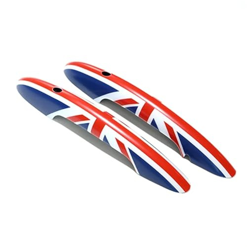 EQAUHYB Exterior Door Handle Cover Compatible With MINI For Cooper S JCW F56 F57 Car Door Handle Cover Car Accessories Car Exterior Door Handle Decoration Shell(Union Jack)