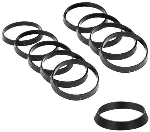 10Pcs Black Silicone Cone Seal Rings Waste Pipe Sealing Ring Rubber Gasket Washers Plumbing for 4cm/1.57inch Drain Pipe Sink Drains