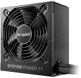 be quiet! System Power 11 550W Power Supply, ATX 3.1 PSU, 80 PLUS® Bronze | With Support For PCIe 5.1 GPUs, Temperature-Controlled 120mm Quality Fan, Strong 12V-rail, DC-to-DC Technology