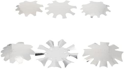 TOYANDONA 6 Pièces Outil de Manucure en Acier Inoxydable – Coupe-Ongles et Gabarit pour Modelage D’Ongles – Accessoires DIY Polyvalents pour Salon Institut et Usage à Domicile