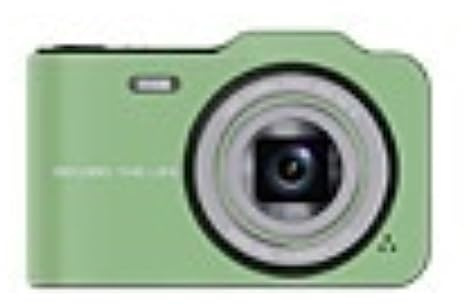 Fotocamera digitale vintage for studenti entry level micro carry vlog card camera 4800W pixel Scatta Nitida Fluida(Green)