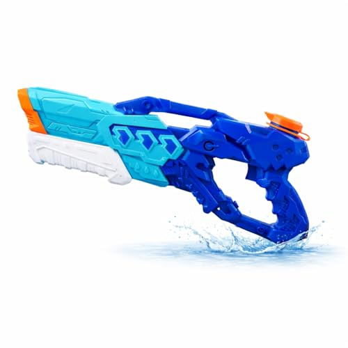 Pistola ad acqua XXL, pistola a spruzzo ad acqua con grande portata e serbatoio, per bambini, come pensierino, compleanno dei bambini (pistola ad acqua XXL 35,5 cm)