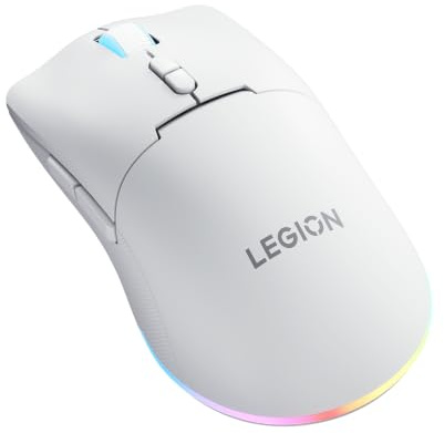 Lenovo Legion M220 Souris de Jeu RVB sans Fil - Blanc Glacier