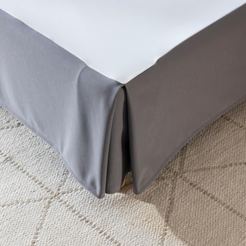 Cache-sommier intégral Gris Ardoise 160x200