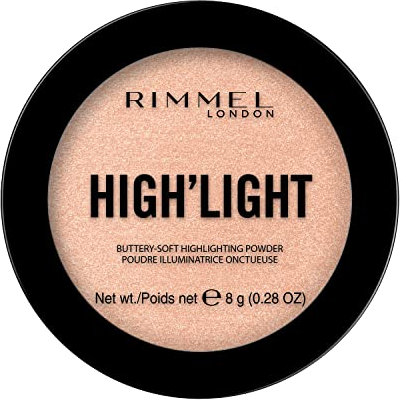 Rimmel London Polvo Brillante High'light, Iluminador, Tono 2 Candlelit - 8 g