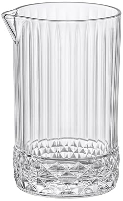 ​Bormioli Rocco Mengglas America 20's - 790 ml - Vintage Jaren '20 Design - Kristalhelder Glaswerk - Duurzaam & Vaatwasserbestendig voor het Mengen Van Cocktails en Dranken​