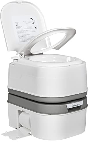 YITAHOME Camping Toilet for Adults Portable Toilet Outdoor Compost Toiletwith Paper and Detergent Collection, 24L Travel ToiletLeak-Proof Outdoor Porta Potty, for Boating, Hiking, Trips