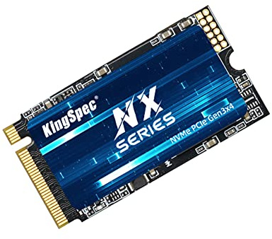 Kingspec 1TB M.2 2242 NVMe SSD - Velocidad de Lectura de hasta 3500 MB/s, M.2 PCIe 3.0 SSD 3D NAND Flash, Compatible con PC/Desktop/Laptop