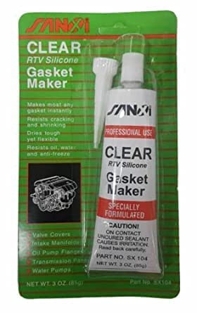 PEBBLE HUG Clear RTV Silicone Gasket Maker, Long-Lasting Performance, Plumbing Repairs, Quick Drying Formula, DIY Projects, Radiators, Heat Resistance, 85g