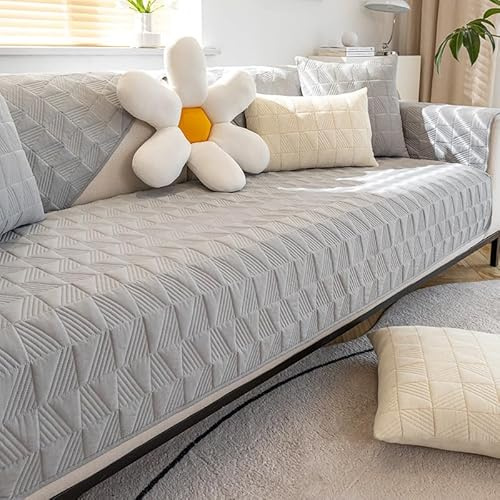 WYJHNLBEDC Sofa/Couch überzug/überwurf/überwurfdecke, Sofaschutz Hund | Bequeme Baumwolle Sofabezug für Sofa L Form/U Form/Ecksofa 3/2/1 Sitzer, Kratzschutz Katze