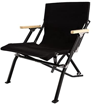 Campingstuhl Klappstuhl Klappbarer Armlehnenstuhl, Tragbarer Outdoor-Camping-Grillstuhl, Dickes Segeltuch, Bequemer Freizeit-Rückenlehnen-Liegestuhl Strandstuhl Camping Stuhl ( Color : A , Size : 71x5