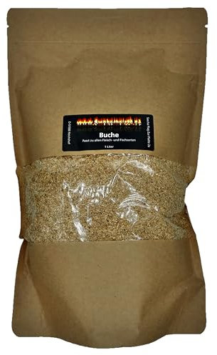 BBQ Smoking Flour 1 Litre Like Beech Hickory Whisky Sherry or Red Wine (Beech)