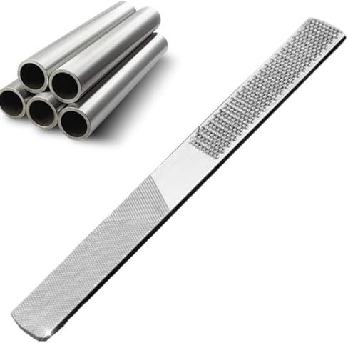 TQEBWUS Metall-Holzfeile | 4-in-1 kleine Holzfeilen | Multifunktionaler ergonomischer Griff Stahl fein gezahnte Metallbearbeitungsfeilen für Holzhandwerk