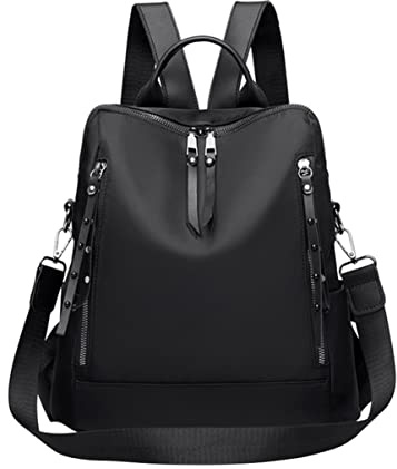 Happyyami Bolso de Hombro de Tela Oxford de Gran Capacidad para Mujer Mochila de Viaje para Pasar La Noche Bolso para Damas Y Niñas