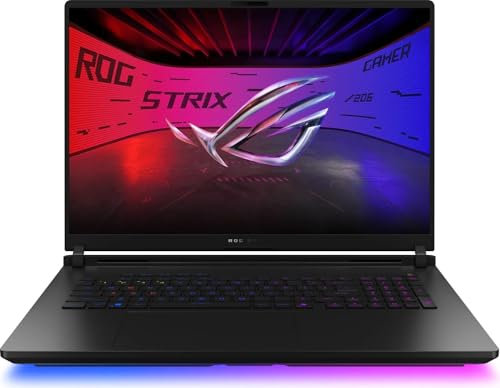 ASUS ROG Strix Scar 18 G835LX Laptop; 18 WQXGA 240Hz/3ms 16:10 MiniLED Display; Intel Core Ultra 9 275HX; 64GB RAM; 1TB SSD; NVIDIA RTX 5090; Win11 Home; QWERTZ; Off Black; 3Monate GamePass