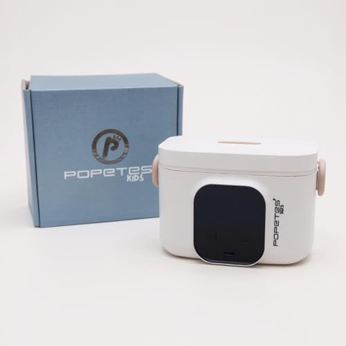 Popetes Kids - Calentador de comida portátil LUNCH BOX© para bebé | Inalámbrico, USB, recipiente acero inoxidable hermético | Transporta y calienta purés y potitos