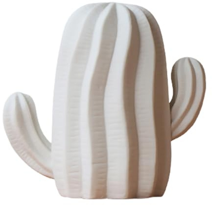 TOYANDONA Ornamento Cactus in Ceramica Contemporanea Decorazione Artistica per la Casa Set da 3 Pezzi Complemento D’Arredo Minimalista per Soggiorno e Camera da Letto