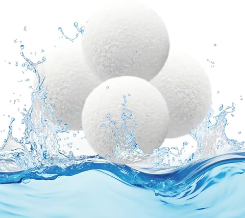 DIELOVEHUA 4 Pièces Éponge Absorbante Piscine, Flottant Absorbeur D'éponge de Piscine, Éponge Absorbante pour Spa,Réutilisables Hot Tub absorbeurs de Piscine, pour Bain à Remous, Piscines, Spas